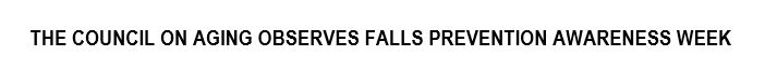 Falls Prevention Week